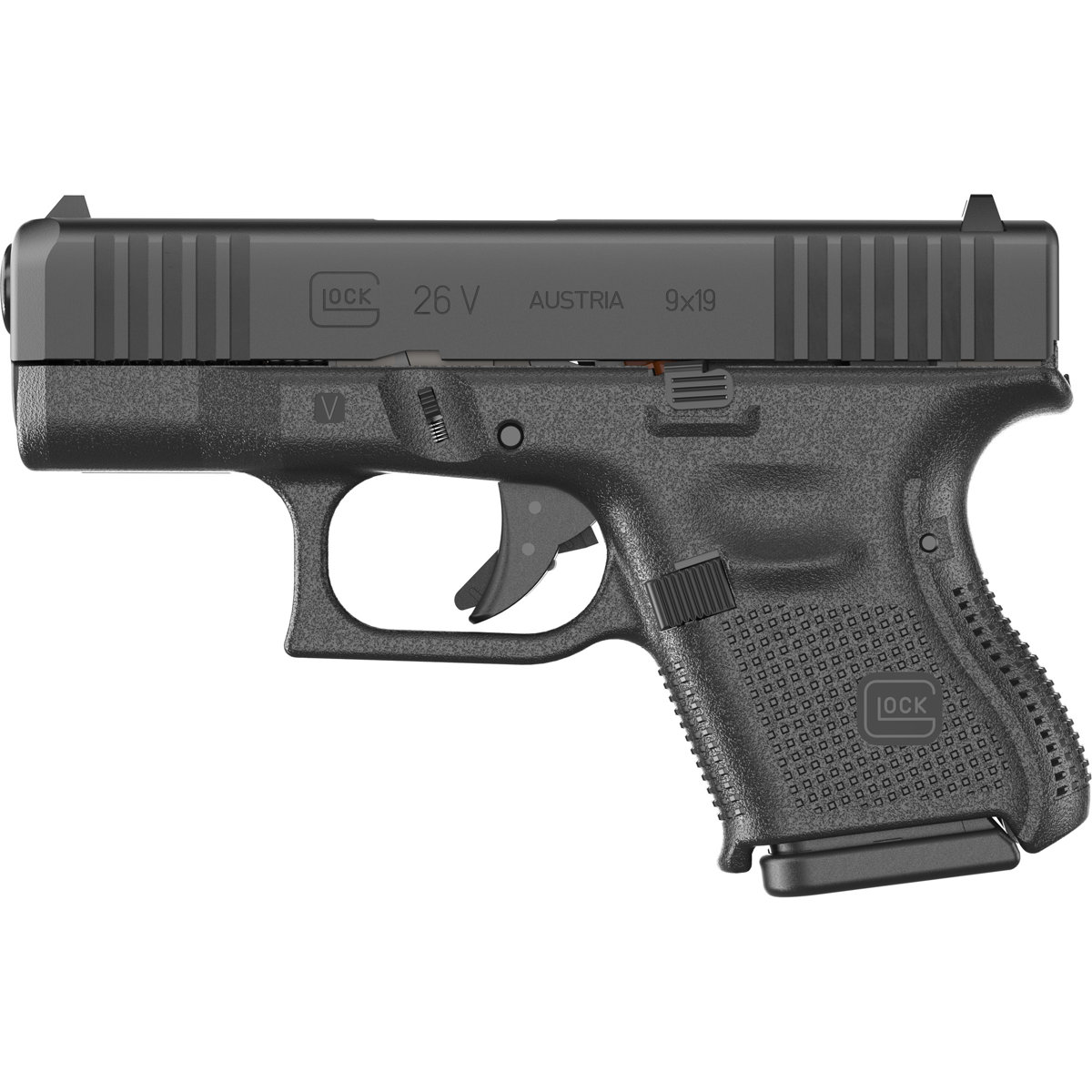 Glock 26 V-Series G26 V 9mm Luger Sub-Compact Handgun